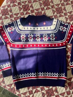 1970s Vintage Ski Sweater